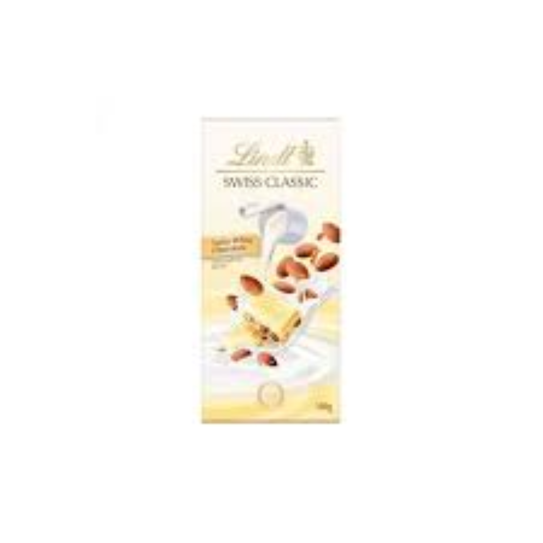 LIND SWISS CLASSIC WHITE ALMOND 100G